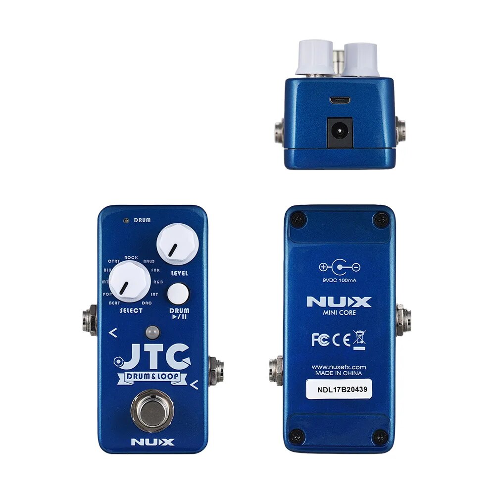 Phơ Guitar Nux NDL2 JTC Drum & Loop Looper Mini Pedal